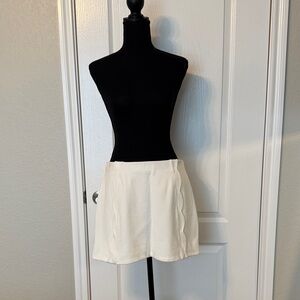 Topshop Ivory Women's Mini Skirt